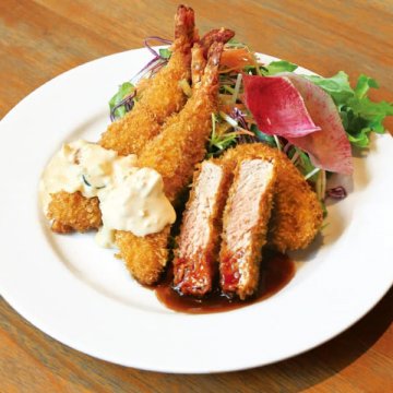 海老フライ＆ポークヒレカツ 