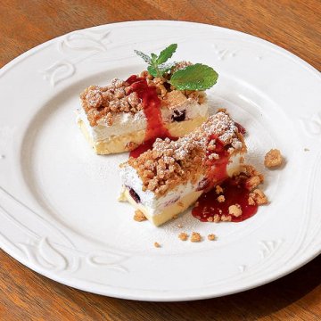 クランブル ベリーチーズケーキ